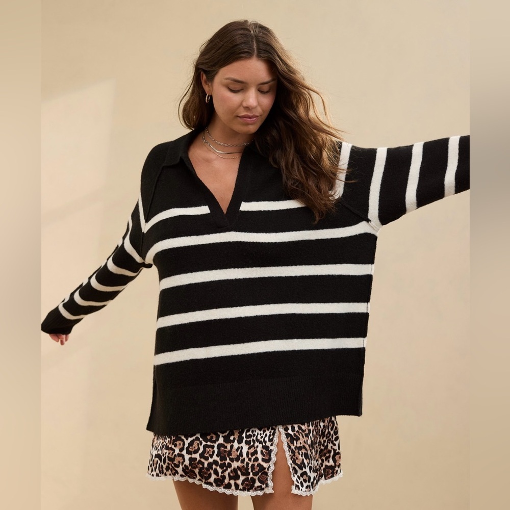 Aerie unREAL Polo Sweater